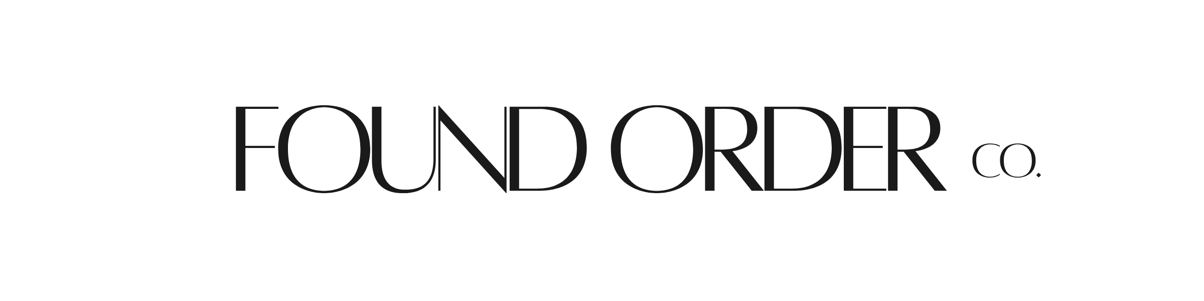 Found Order Co. home